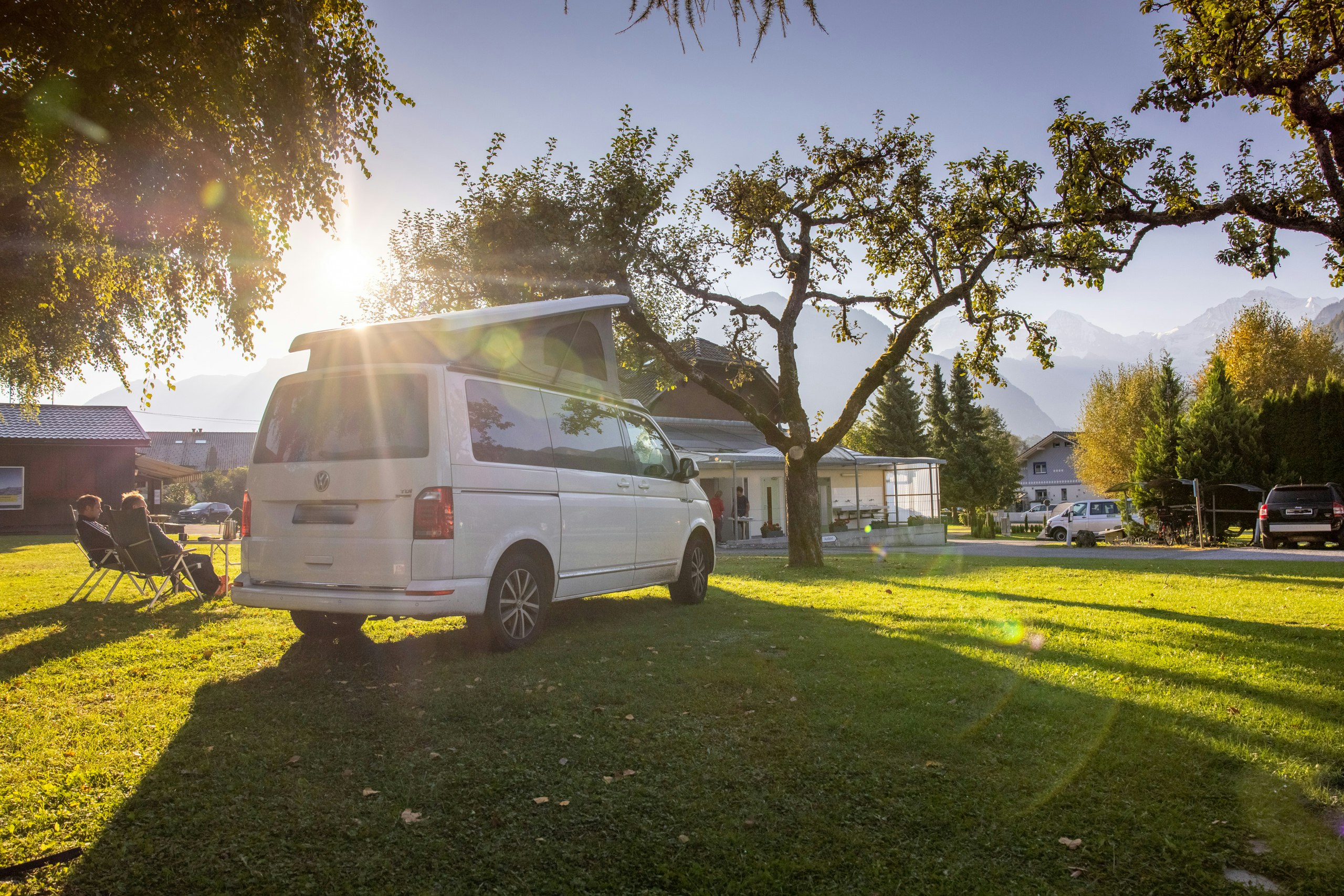 JungfrauCamp - Standplatz auf der Wiese