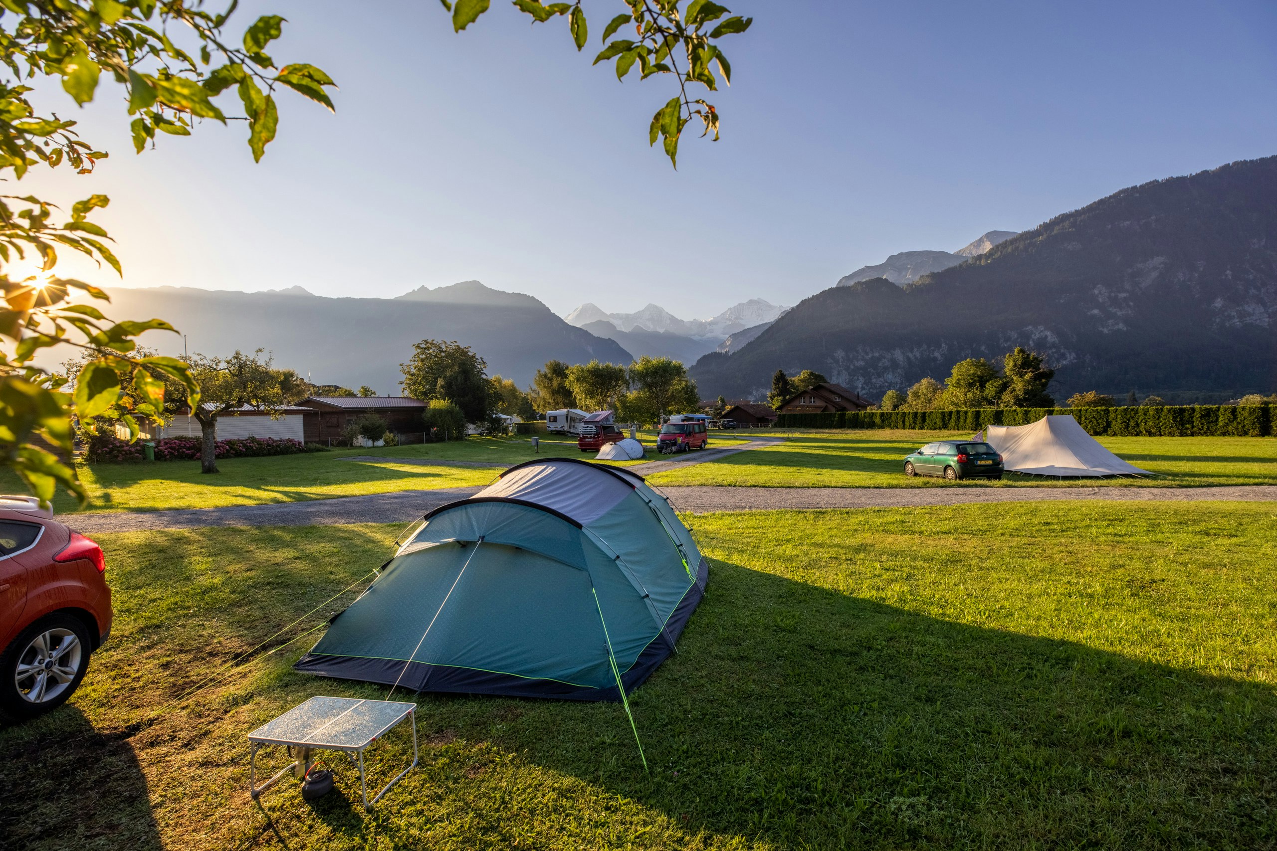 JungfrauCamp - Zeltplätze auf dem Campingplatz