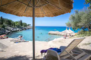 Camping Kanic - Badebucht am Meer