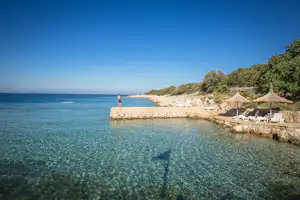 Camping Kanic - Blick auf das Meer