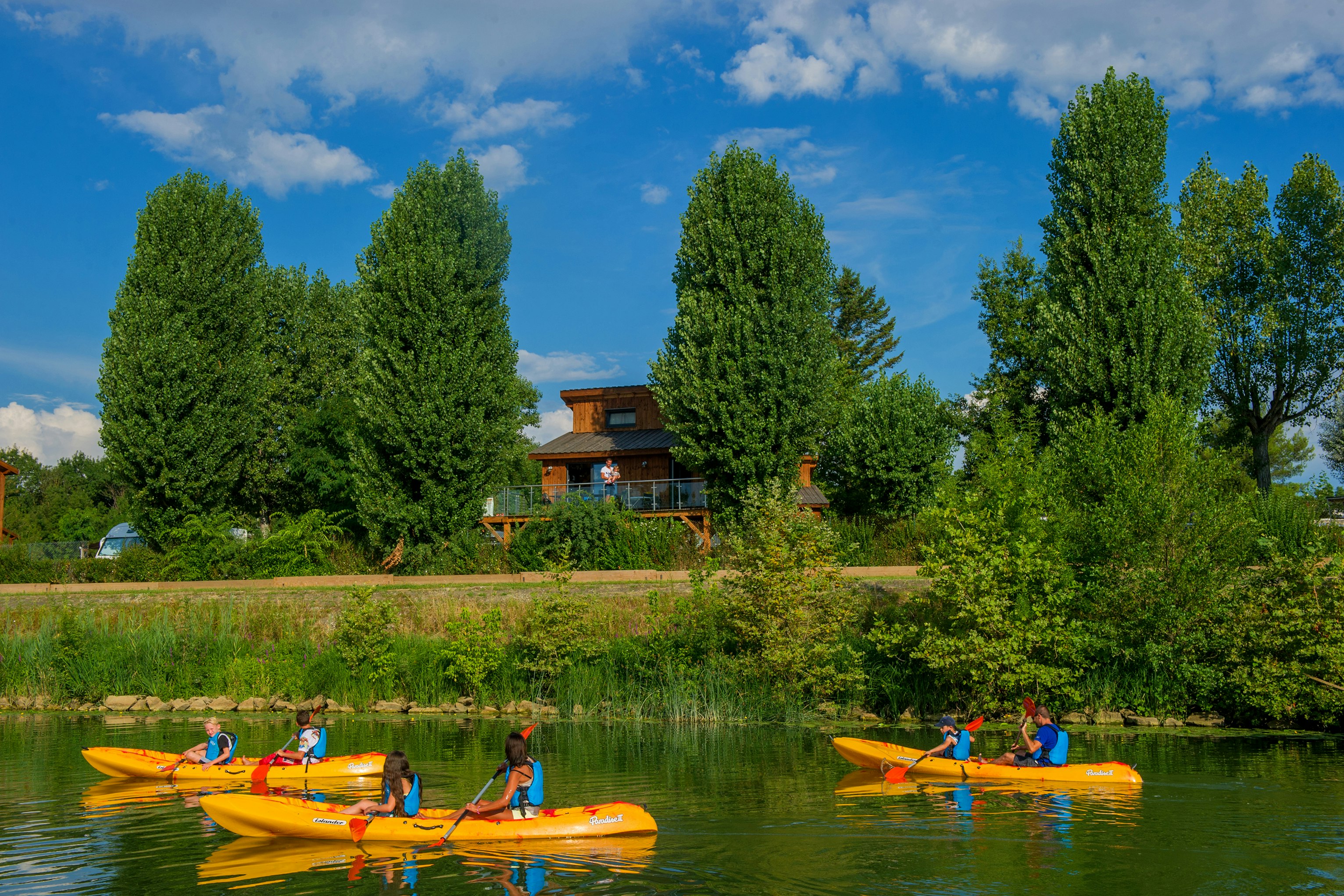 Camping Kanopée Village - Paddeln in Nähe vom Campingplatz