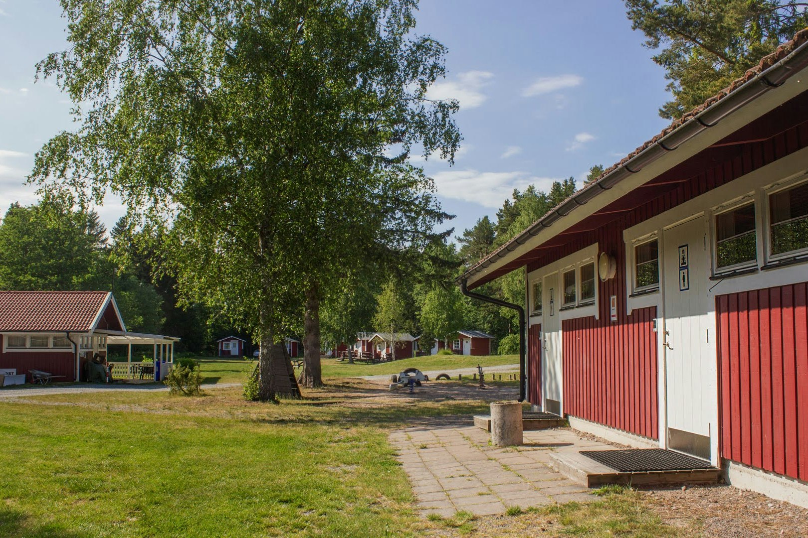 Kapellskärs Camping - Sanitärgebäude auf dem Campingplatz
