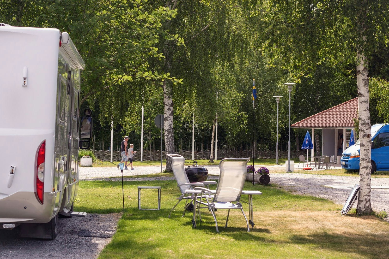 Kapellskärs Camping - Stellplätze auf dem Campingplatz