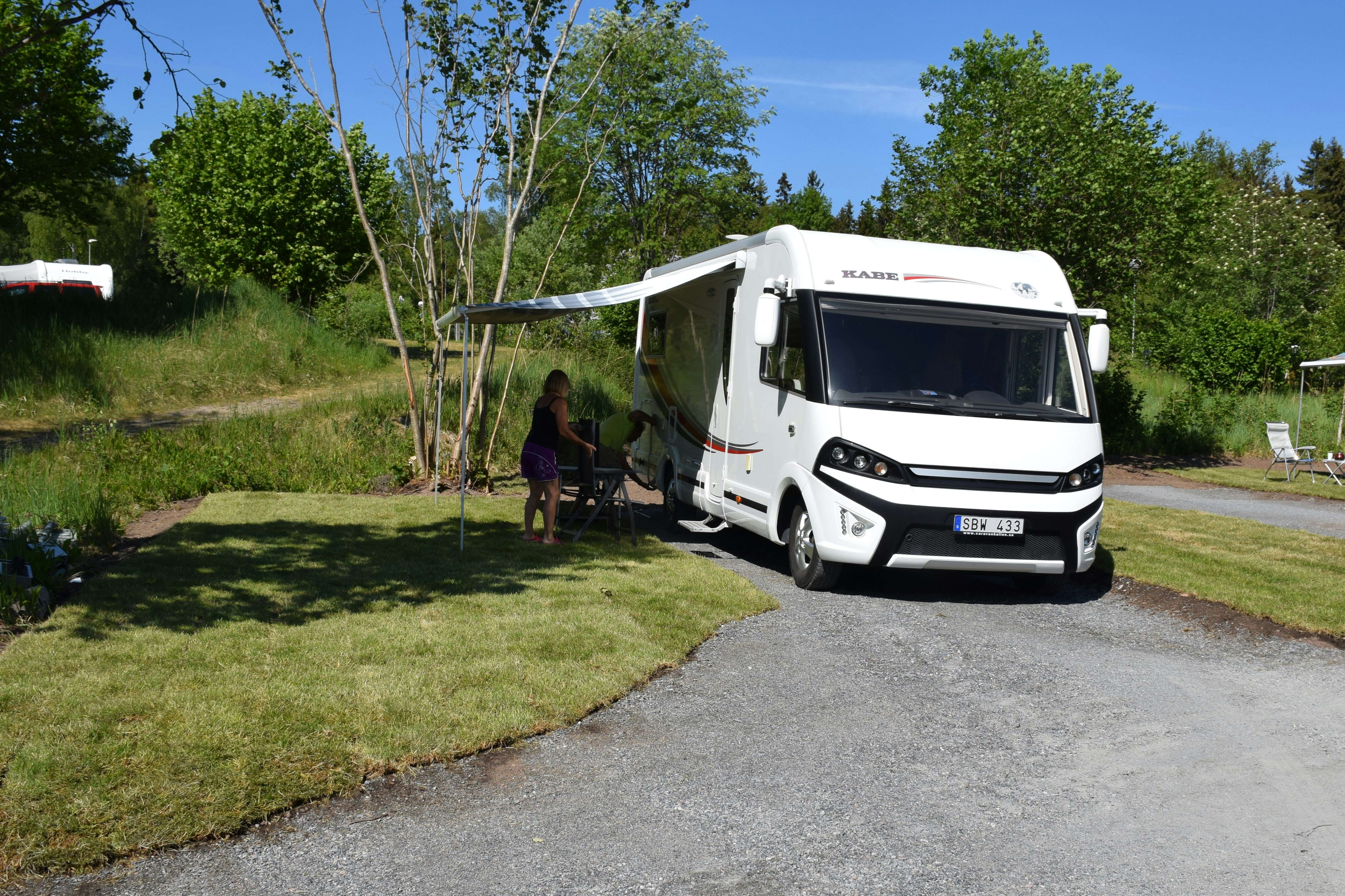 Kapellskärs Camping - Stellplatz auf dem Campingplatz