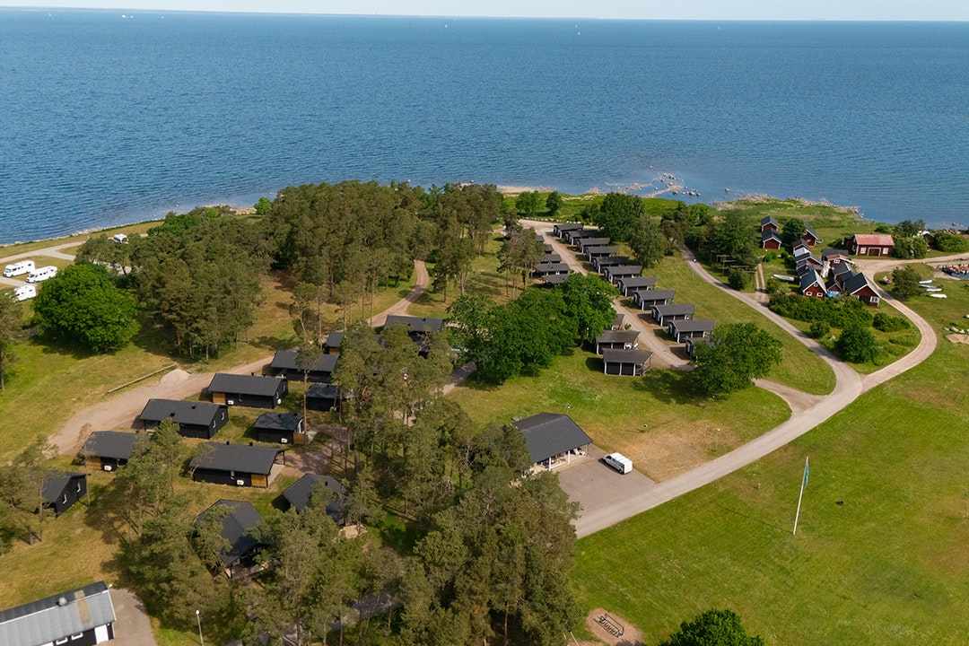 Camping Kapelludden - Campingplatz aus der Vogelperspektive