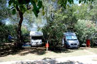 Camping Karda Beach -  Wohnwagenstellplätze im Grünen auf dem Campingplatz