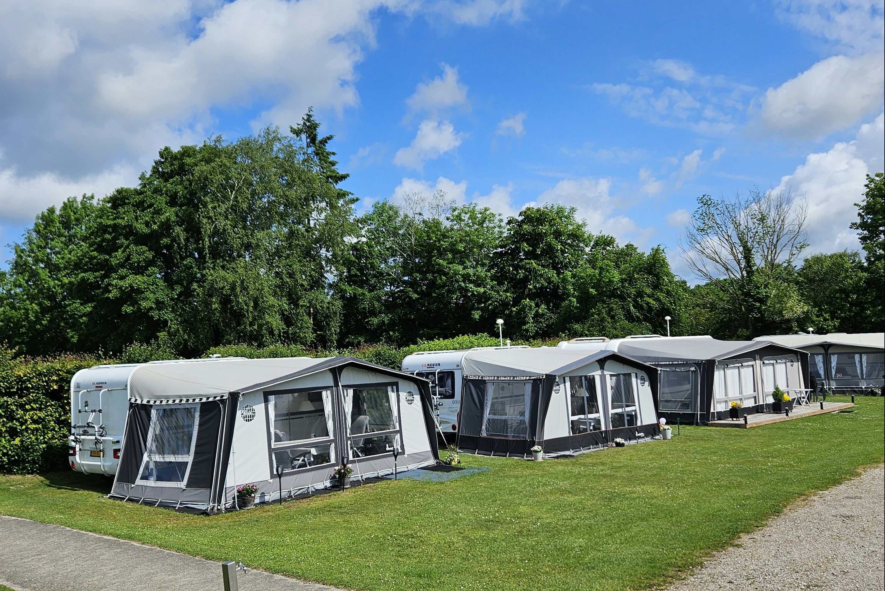Camping Karlsmark - Standplatzwiese auf dem Campingplatz