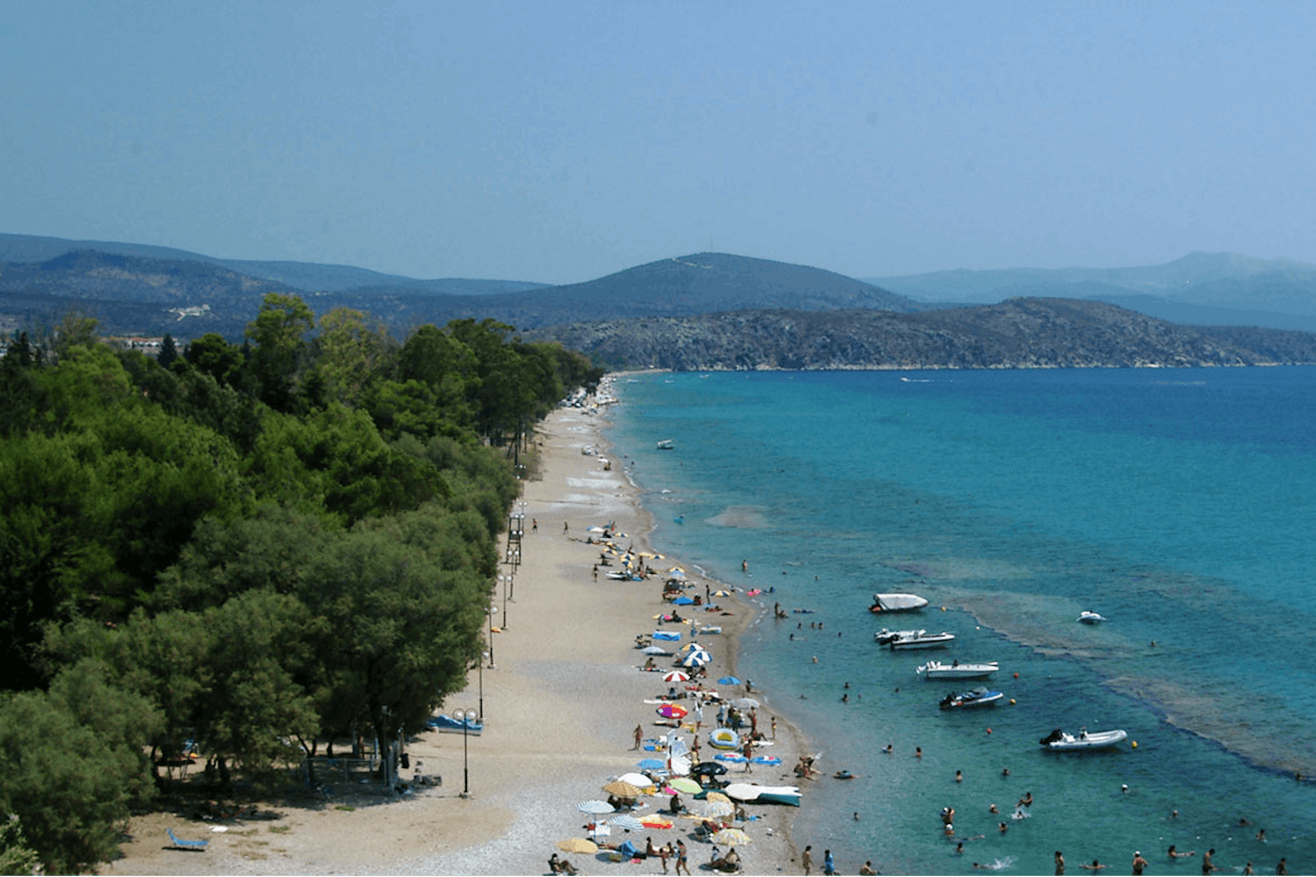Camping Kastráki  -  Campingplatz mit direktem Zugang zum Strand am Mittelmeer