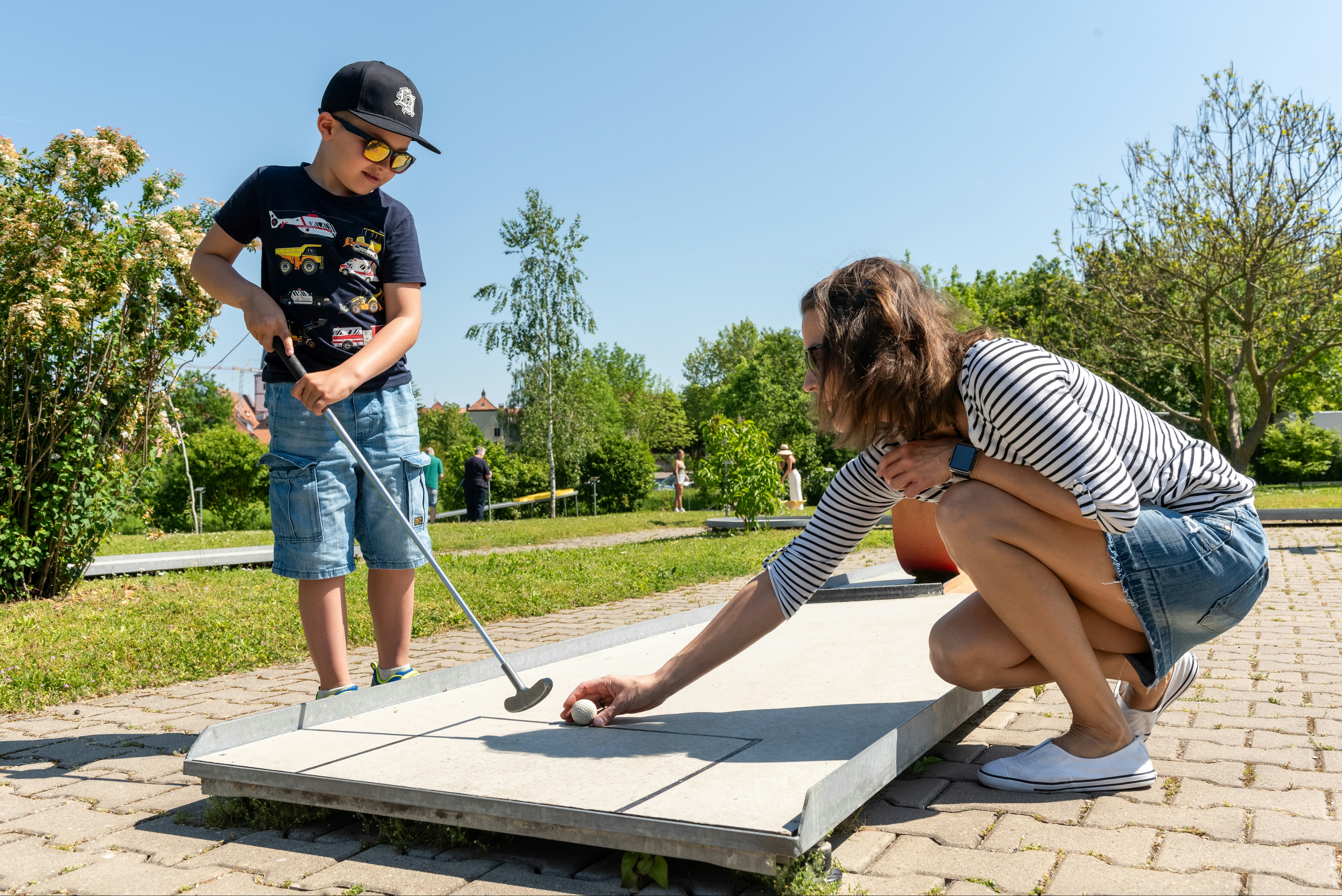 Camping Katzenkopf  - Minigolfanlage auf dem Campingplatz