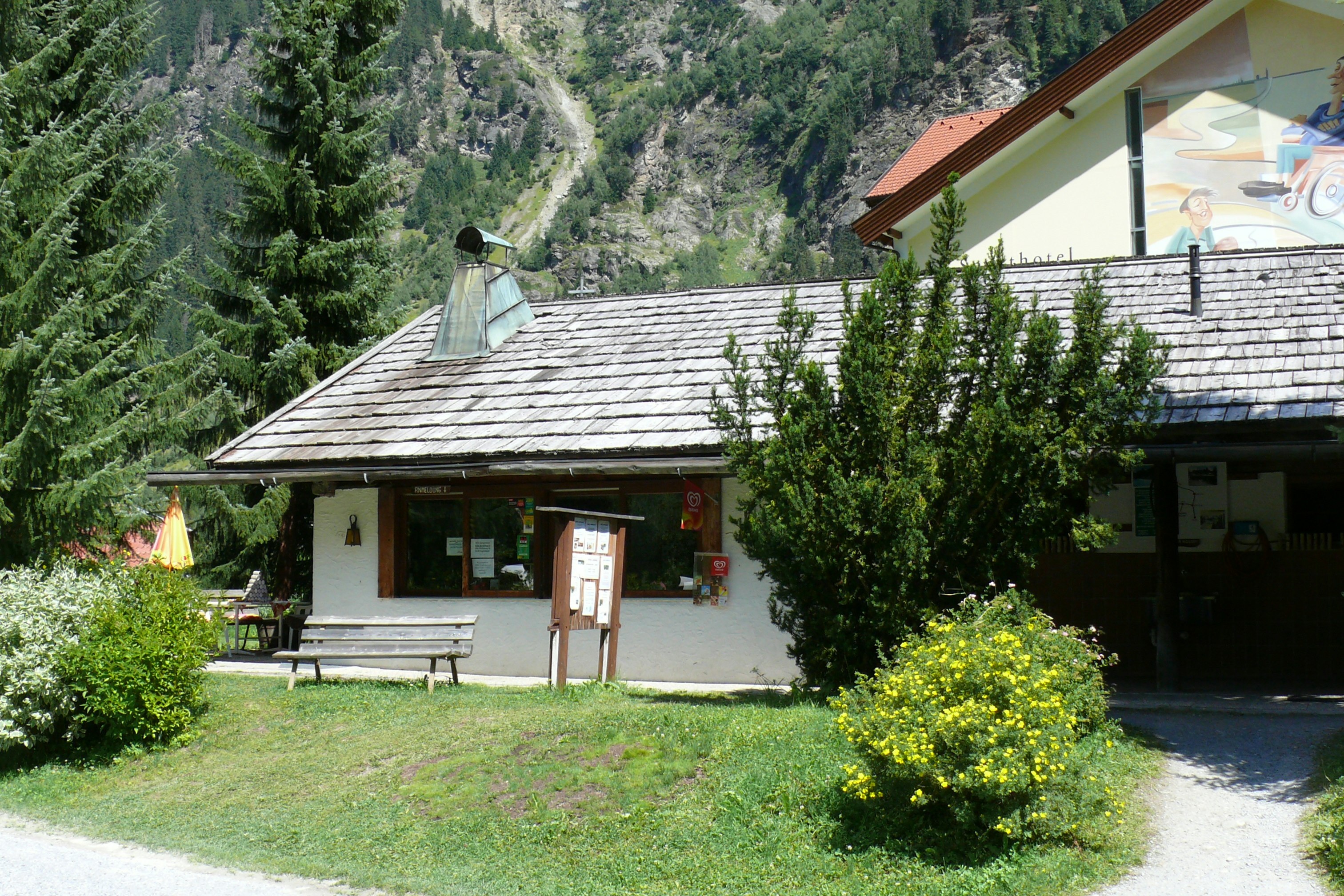 Camping Kaunertal -  Campingplatz Rezeption