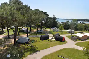 Camping Ker Eden - Campingplatz Luftaufnahme
