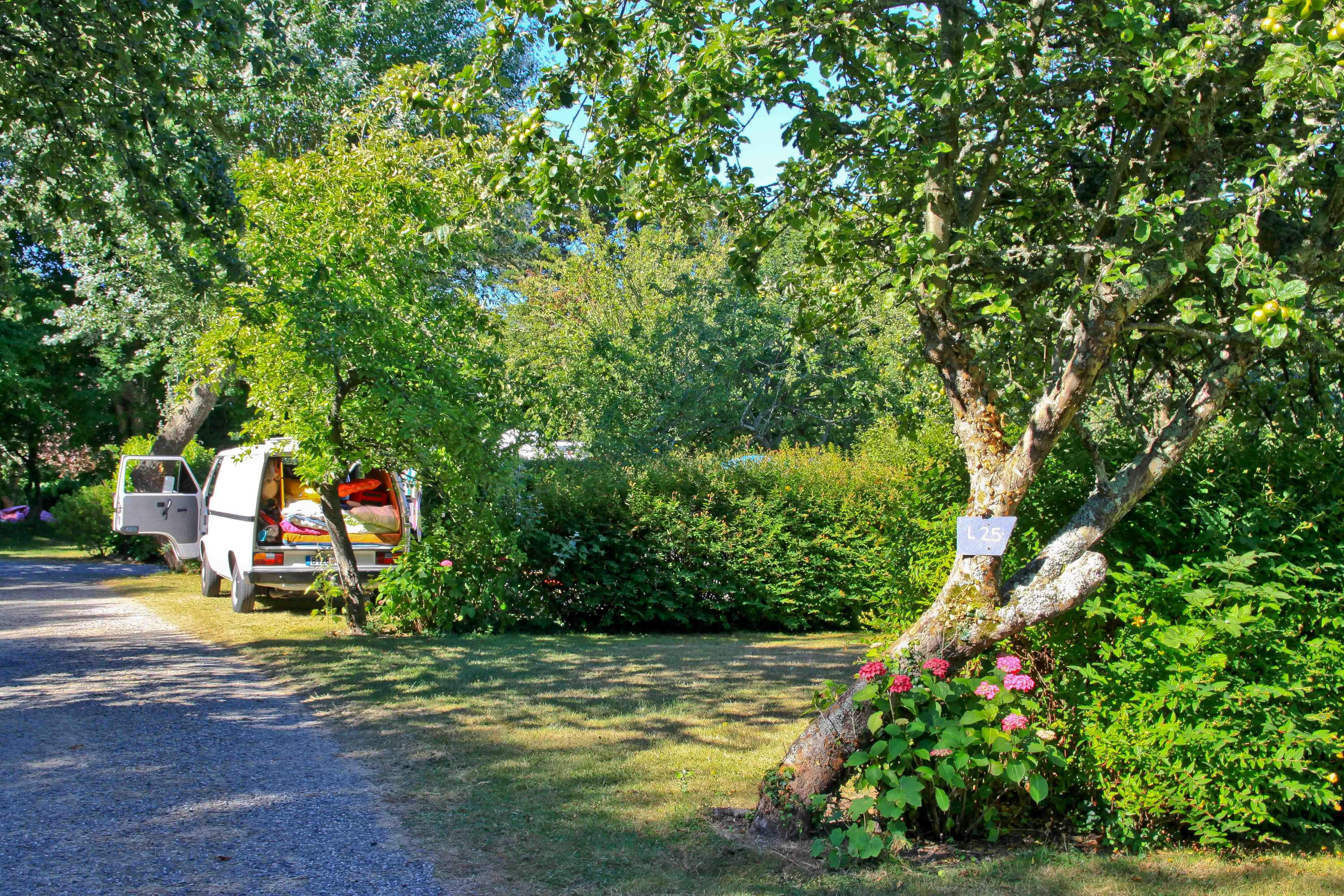 Sites Et Paysages Du Pouldu  Camping Keranquernat - Standplätze im Grünen auf dem Campingplatz