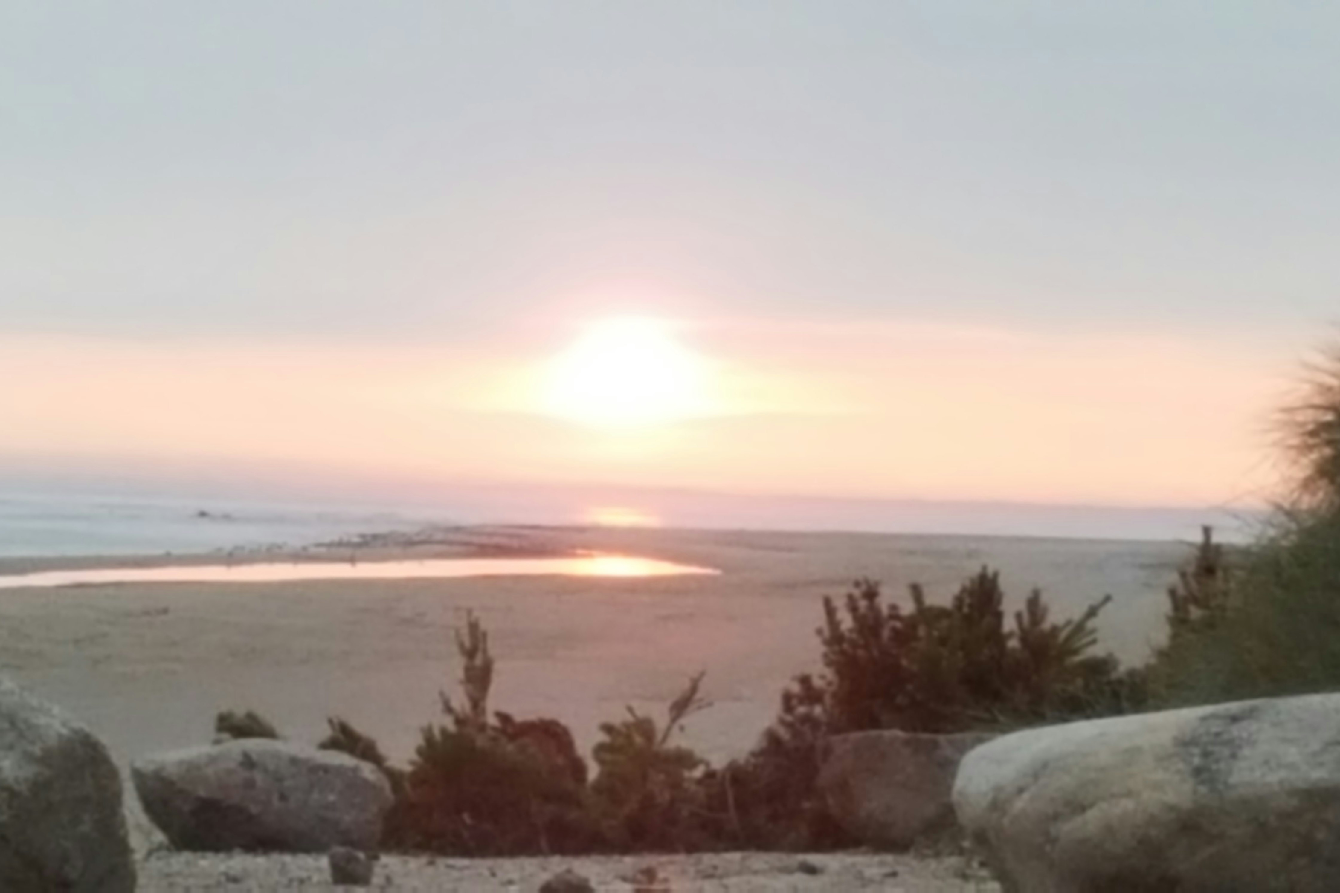 Camping Kjul - Blick auf den Strand