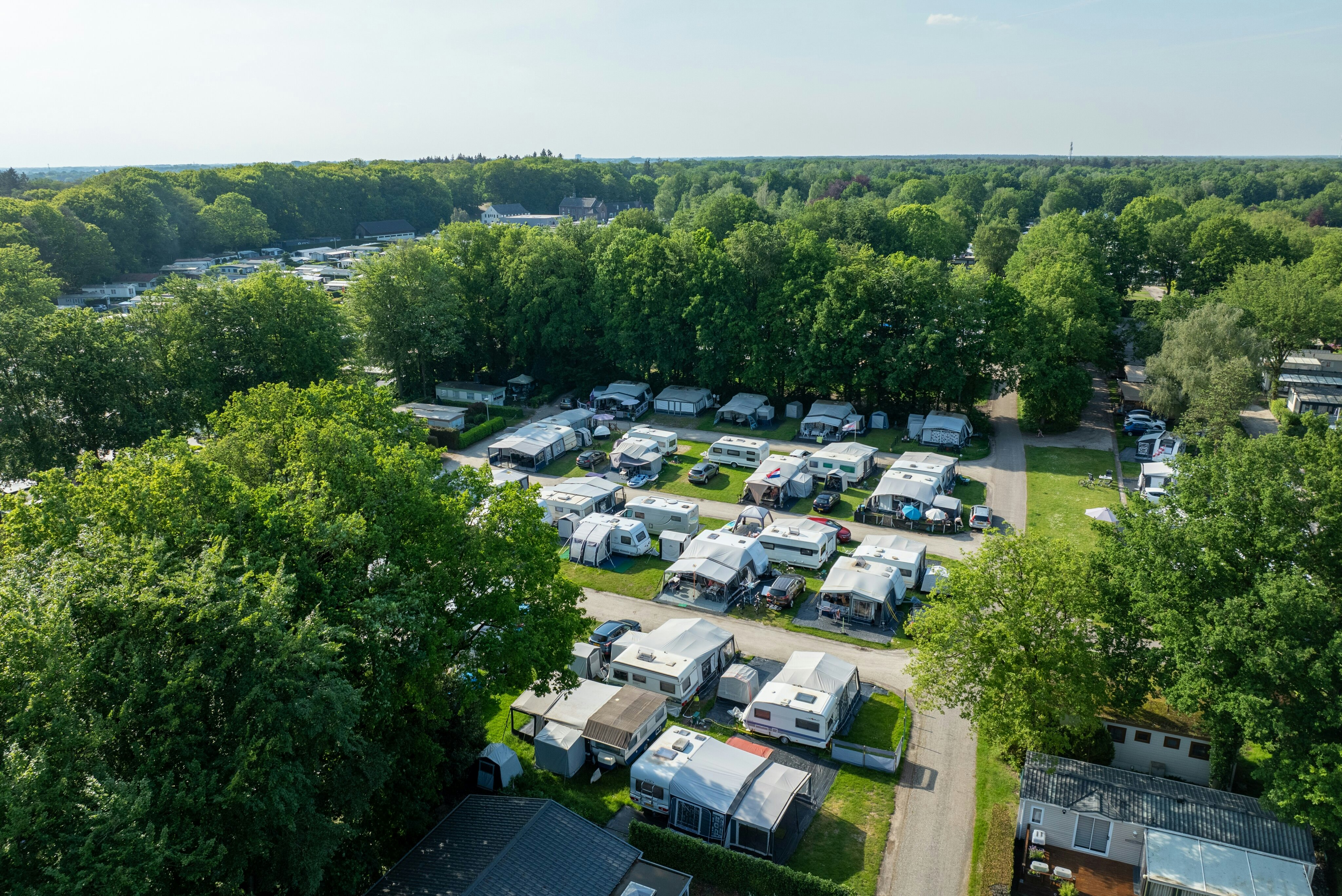 Camping Klein Vink  - Luftaufnahme des Campingplatzes