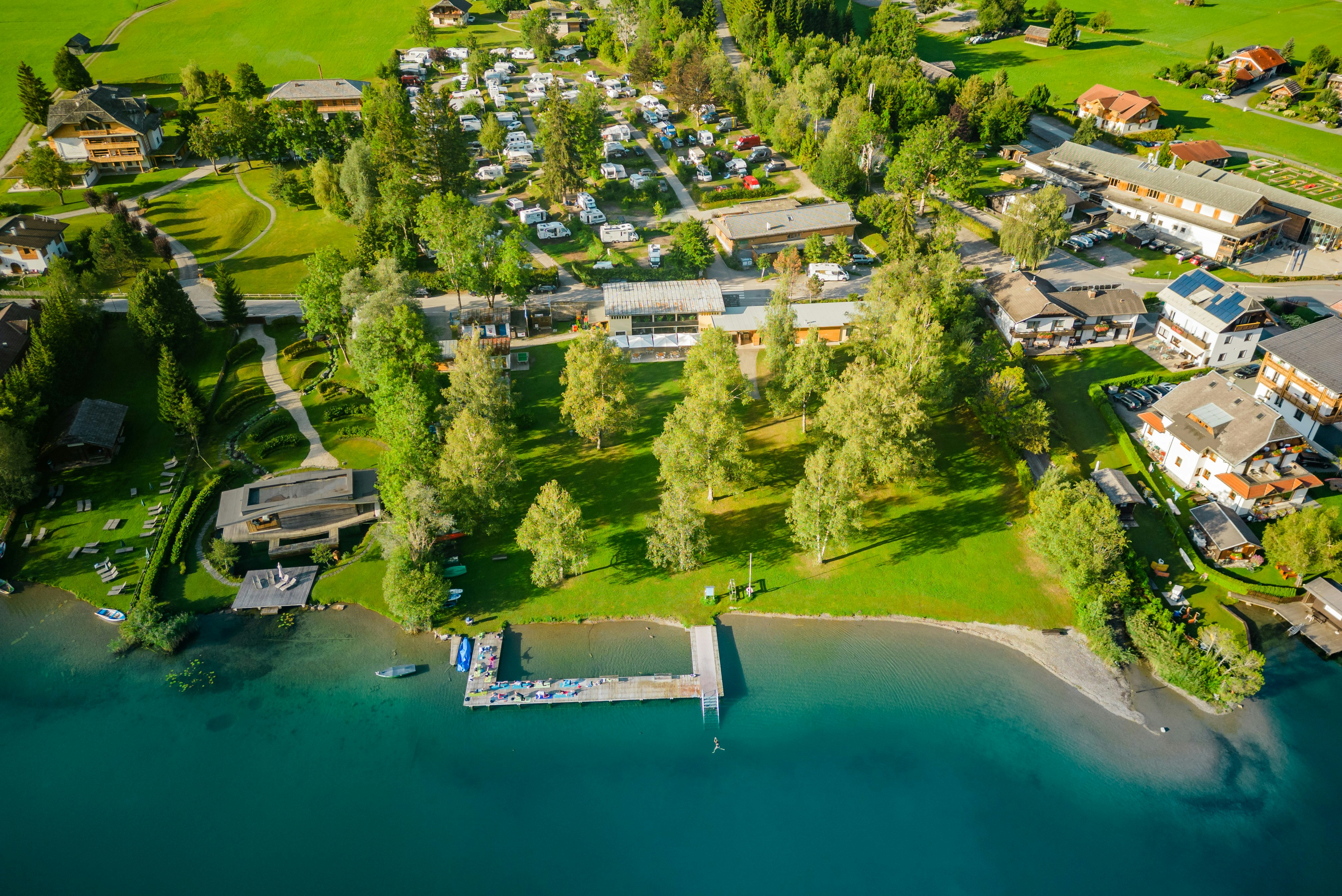 Camping Knaller  - Luftaufnahme des Campingplatzes