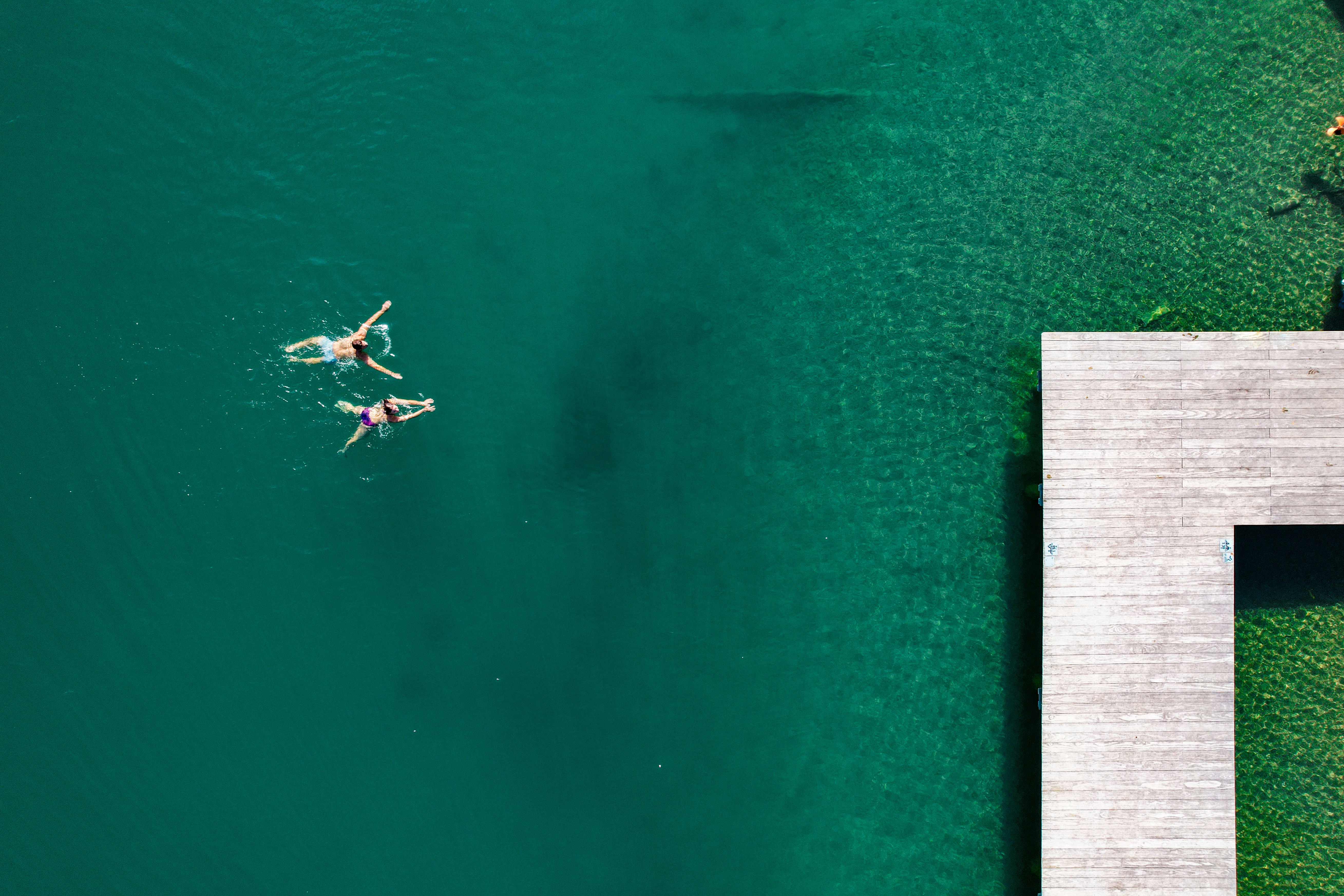 Camping Knaller - Badesteg am Campingplatz