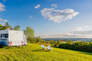 Camping Königskanzel - Standplätze auf der Wiese auf dem Campingplatz
