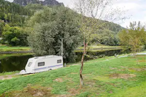 Camping Königstein - Standplatz Lage am See