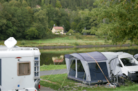 Camping Königstein -  Standplatz Lage am See3