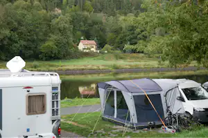 Camping Königstein - Standplatz Lage am See3