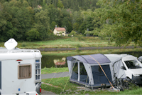 Camping Königstein -  Standplatz Lage am See3