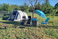 Camping Koukery - zelt auf dem Campingplatz