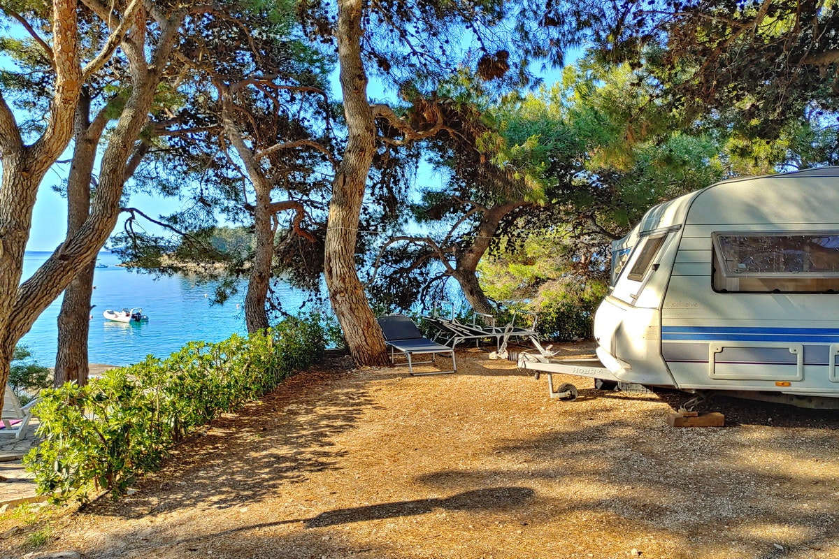 Camping Kozarica - Standplätze auf dem Campingplatz