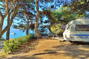 Camping Kozarica - Standplätze auf dem Campingplatz