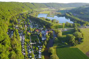 Camping Kratzmühle - Campingplatzgelände Luftaufnahme
