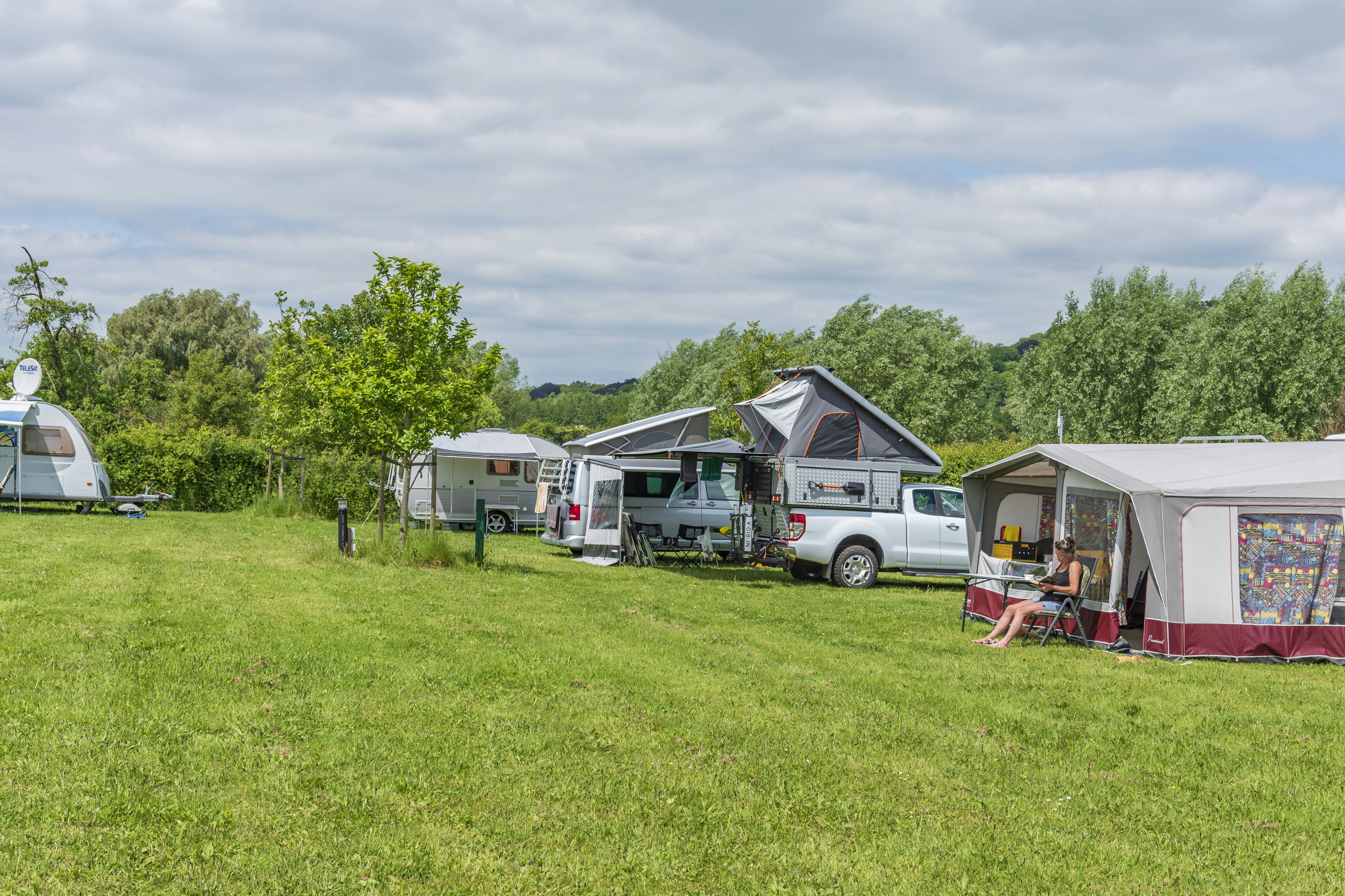 Camping Kroonen - Standplätze auf dem Campingplatz