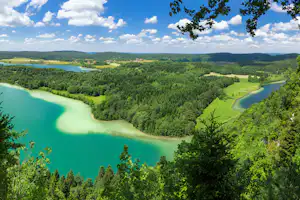 Camping L'Abbaye - Blick auf die Flüsse und Seen in der Umgebung