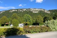 Camping L' Abbaye - Wohnwagen- und Zeltstellplatz vom Campingplatz