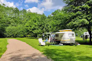 Camping L' Eau Rouge - Standplatzwiese auf dem Campingplatz