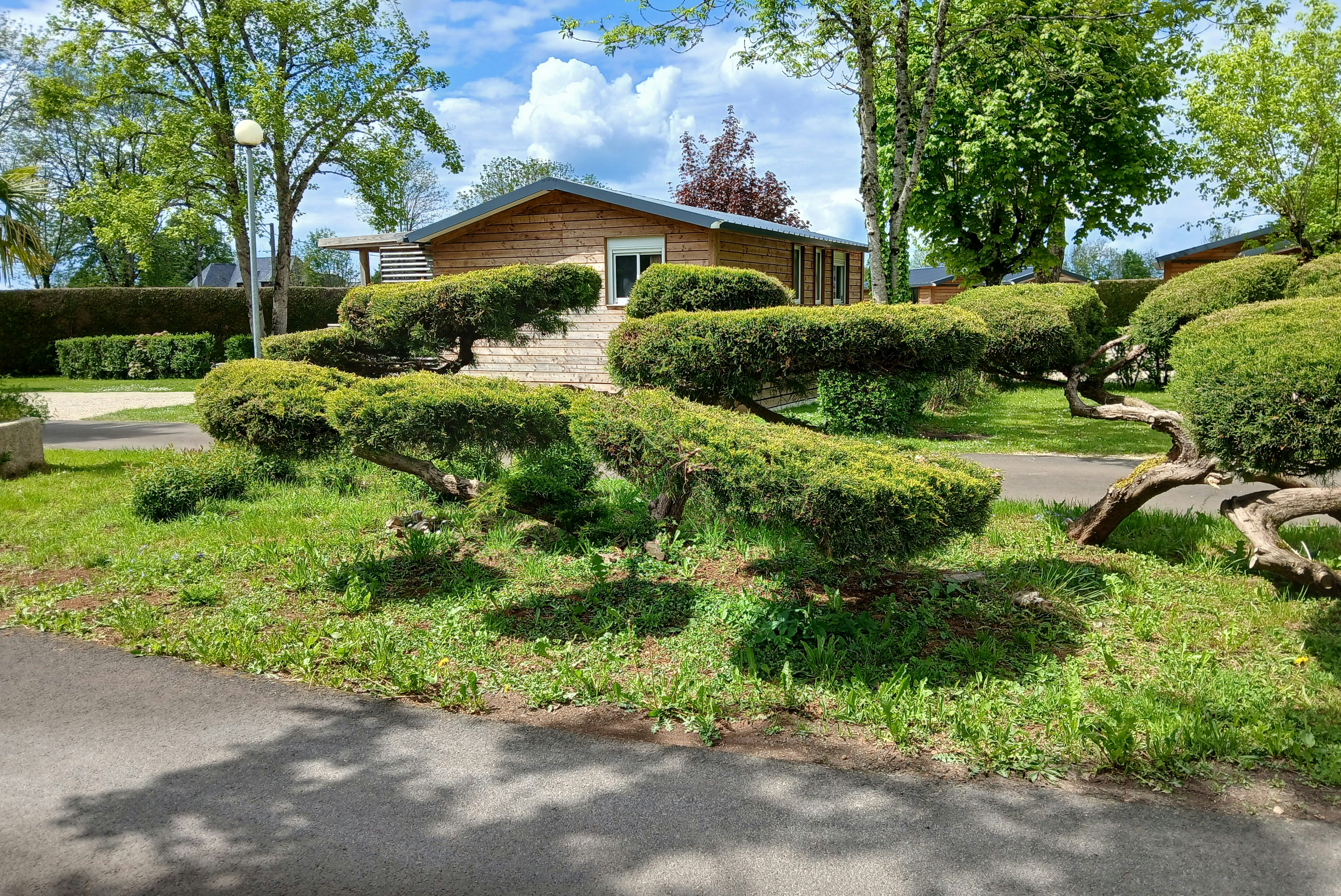 Camping L'Échappée Verte - Blick auf den Campingplatz