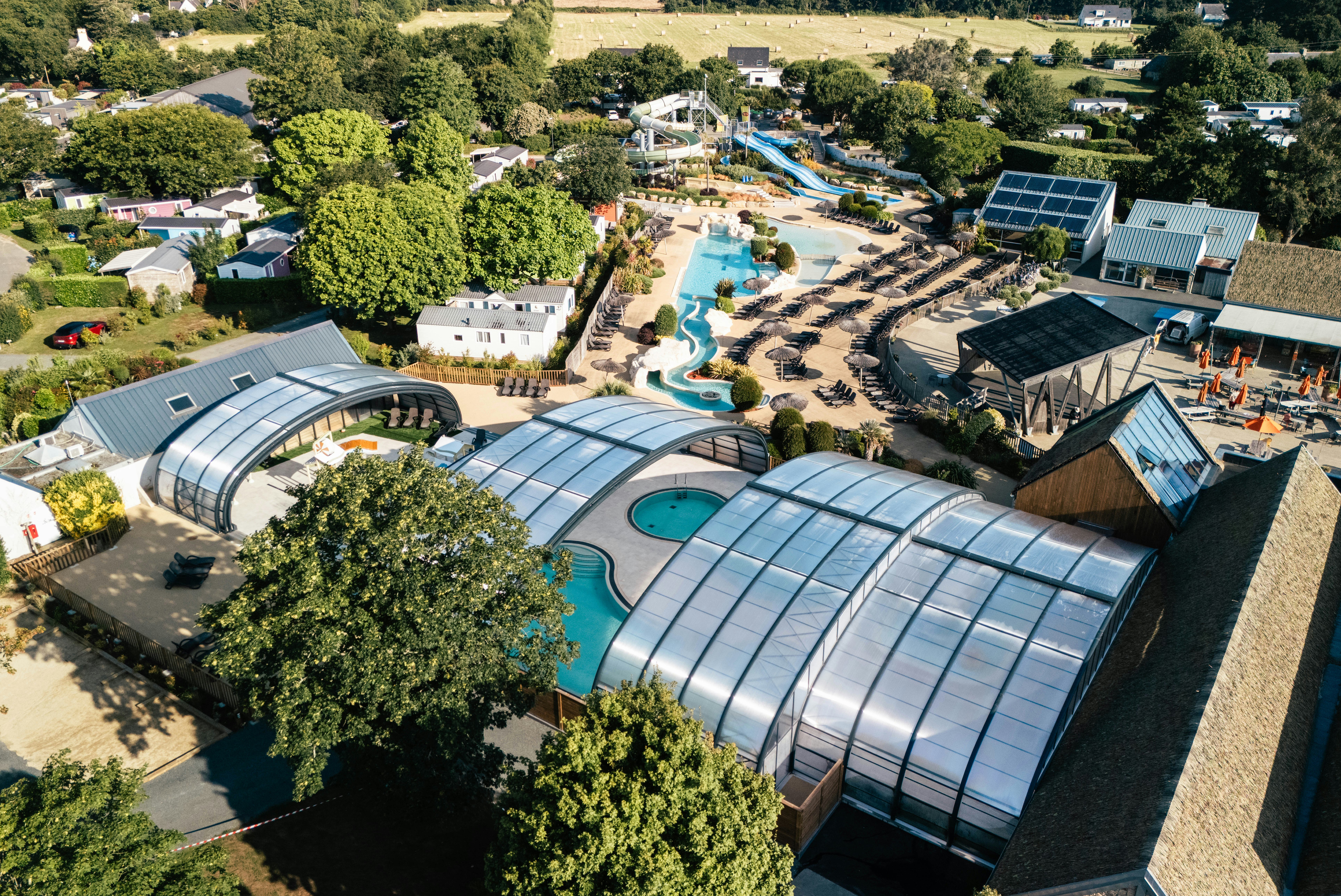 Yelloh! Village L'Océan Breton  - Luftaufnahme des Campingplatzes