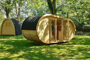Camping La Bageasse - Mobilheim-Pods auf dem Campingplatz