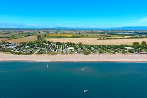 Camping La Ballena Alegre Costa Brava - Campingplatz am Meer aus der Vogelperspektive