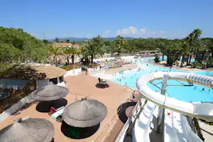 Camping La Baume - La Palmeraie - Dachterrasse