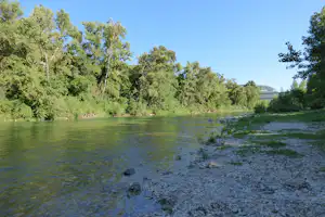 Camping La Belle Étoile - Blick auf den Fluss Seine in der Nähe des Campingplatzes