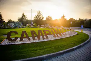 Camping La Cà - Einfahrt des Campingplatzes