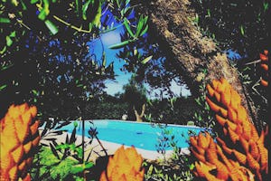 Camping La Campiña - Outdoor-Pool im Grünen