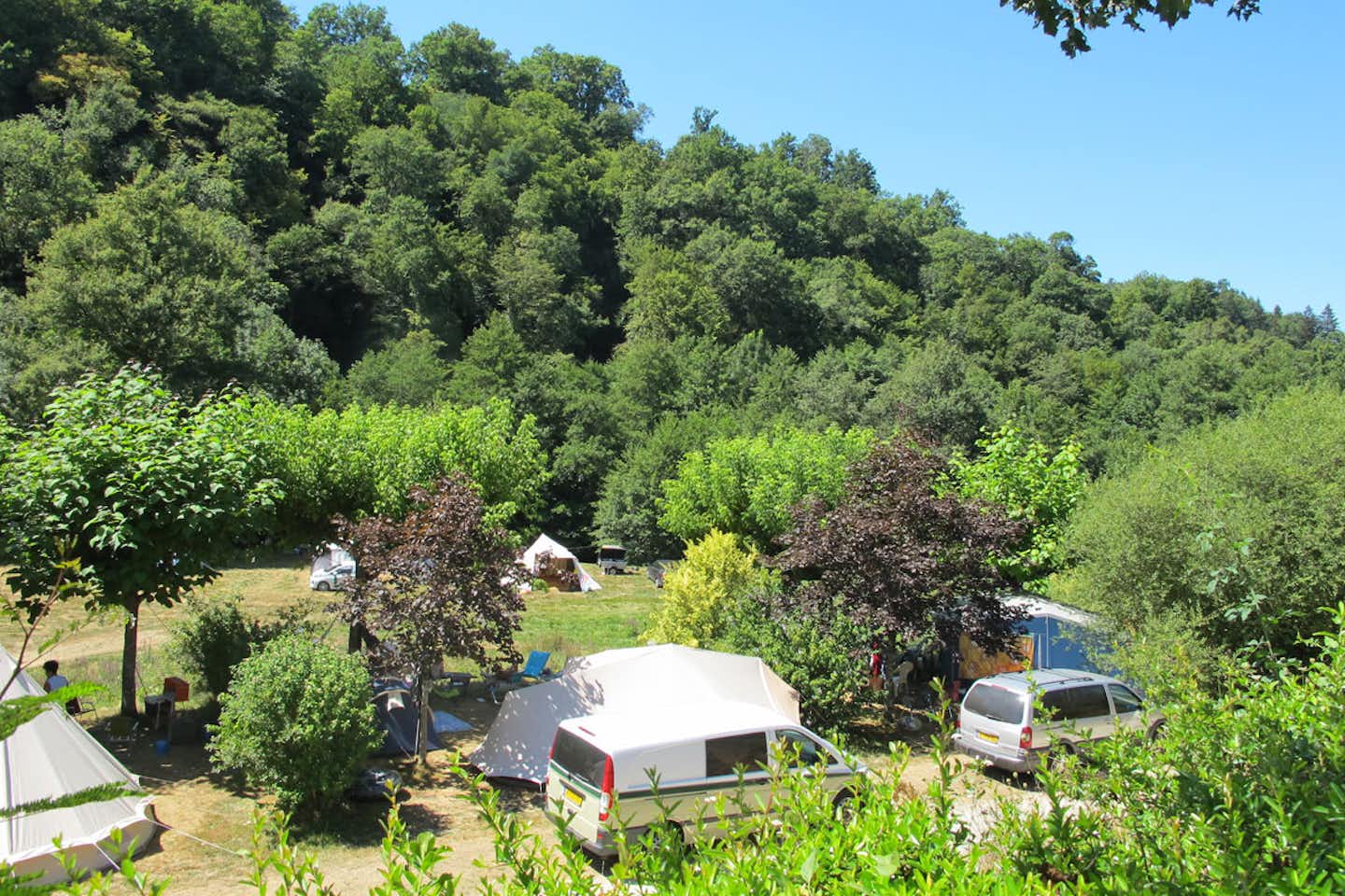 Camping La Chatonnière  -  Stellplatz vom Campingplatz im Grünen