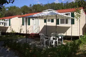 Camping La Chiocciola - Mobilheim auf dem Campingplatz