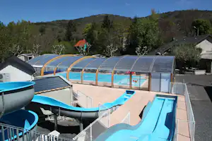 Camping La Clé des Champs - Wasserrutschen auf dem Campingplatz