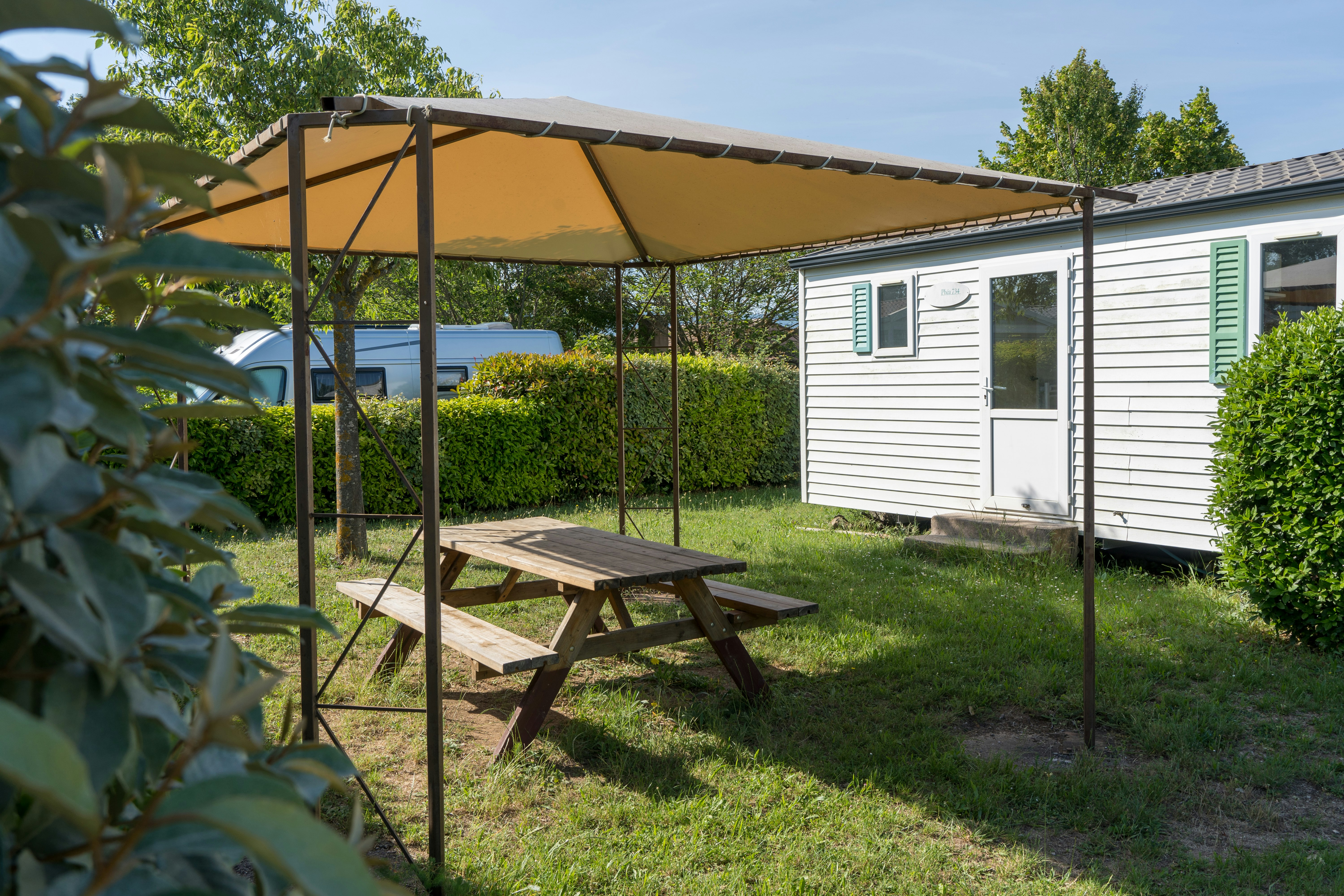 Lubea Camping  Camping La Clé des Champs  - Mobilheim auf dem Campingplatz