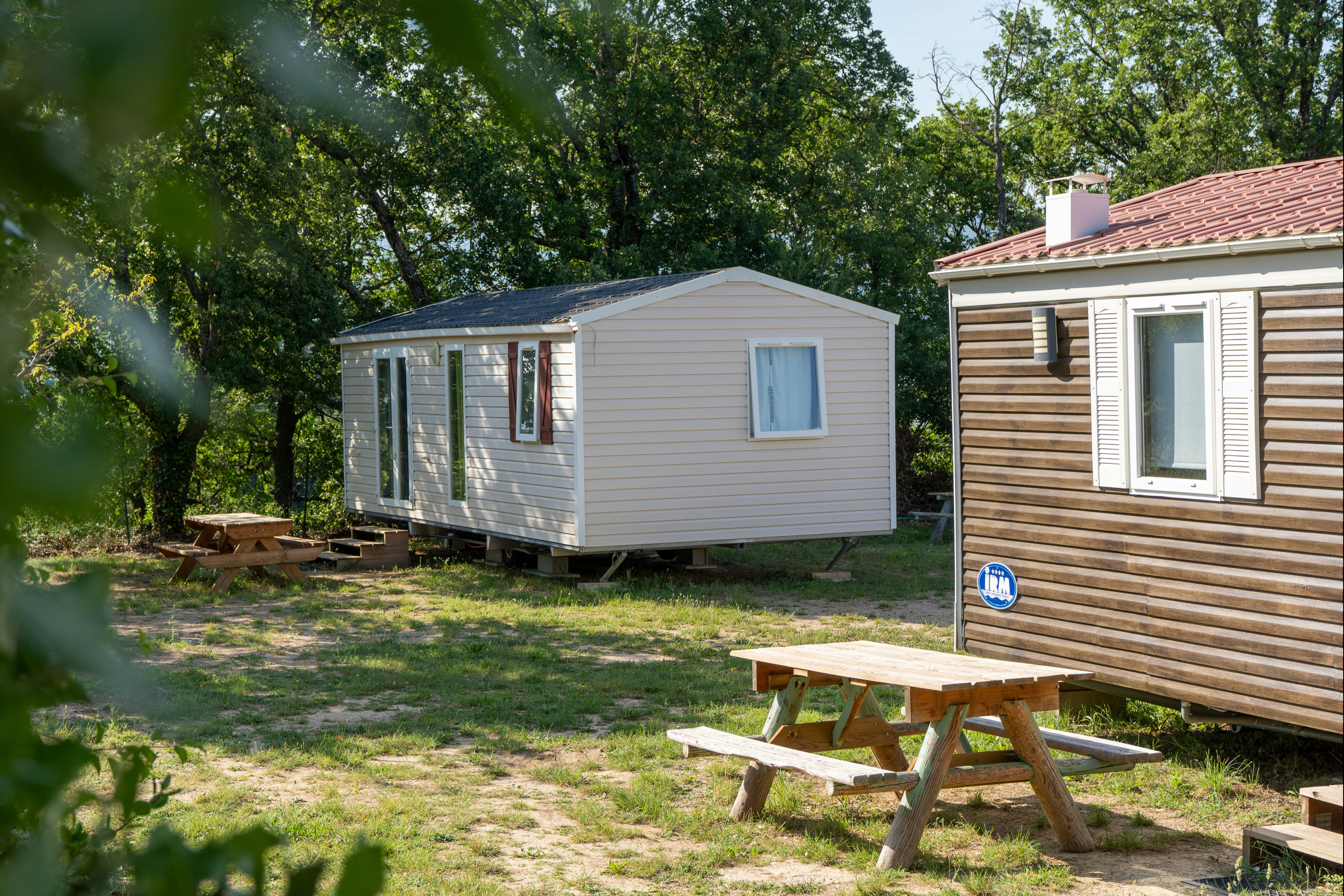 Lubea Camping  Camping La Clé des Champs  - Mobilheime auf dem Campingplatz