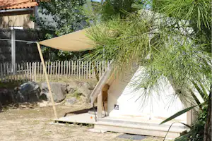 Camping La Conge - Glamping-Zelt auf dem Campingplatz
