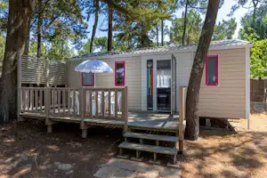 Camping Ushuaïa Villages la Conge - Mobilheim auf dem Campingplatz