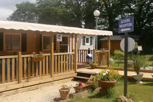 Camping La Croix du Bois Sacker - Rezeption im Mobilheim auf dem Campingplatz
