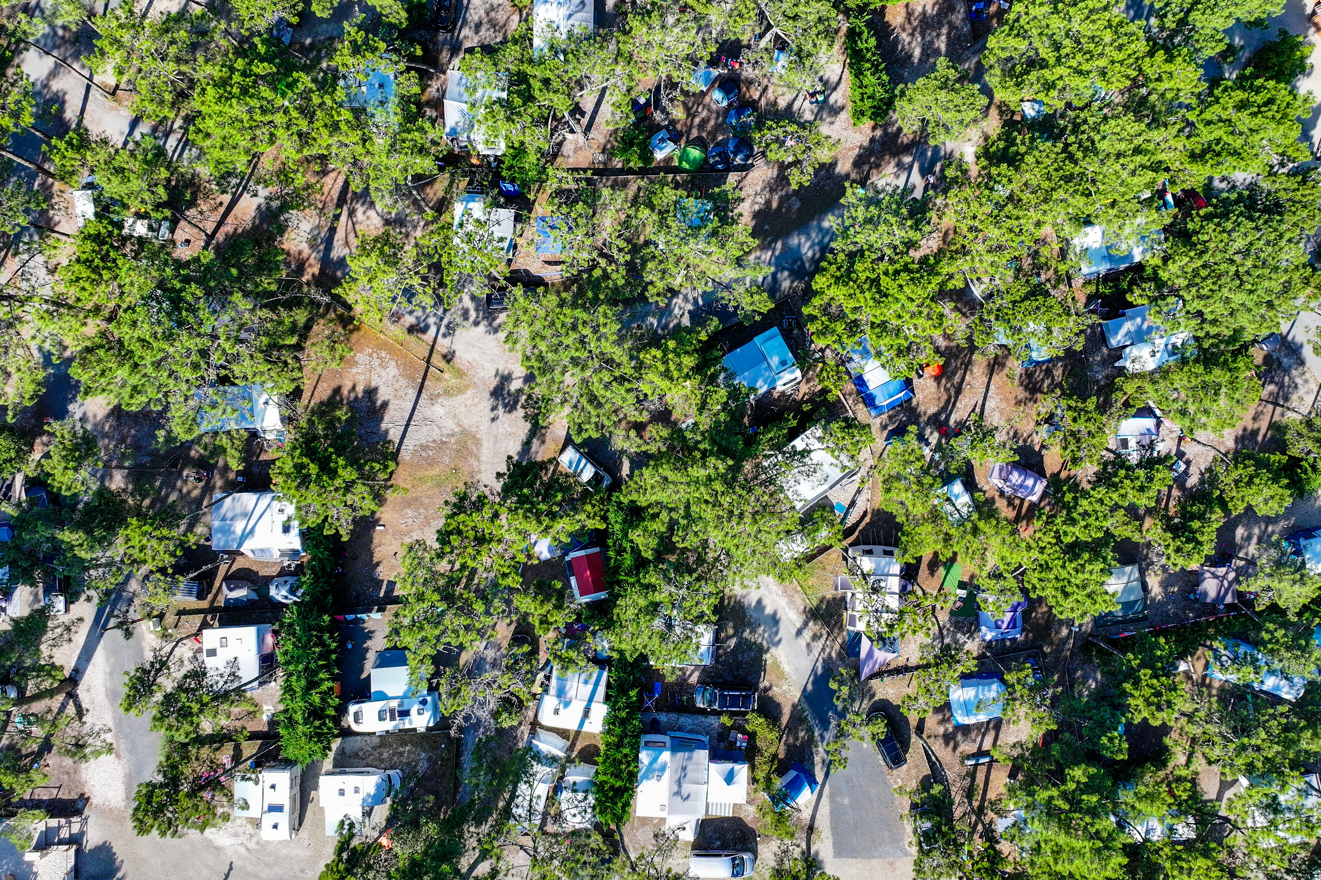 Camping La Côte d'Argent  - Luftaufnahme des Campingplatzes